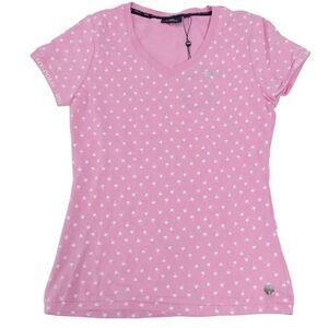HV. POLO RIVERSIDE Short Sleeve T-Shirt, Riding, Pink,Horse Riding, Equestrian L